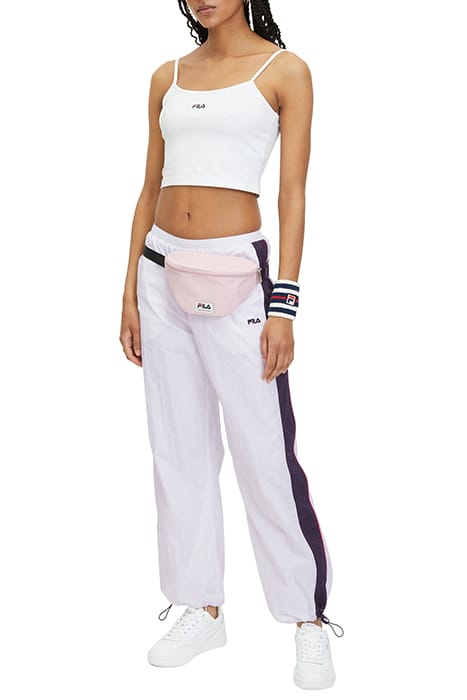 LAGES OVERSIZED TRACK PANTS BRIGHT WHITE-BLACK 3