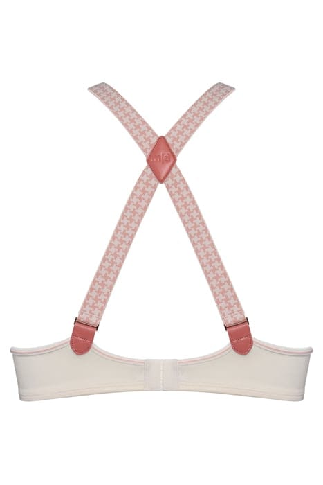 GLORIA TERRA PIED DE POULE PLUNGE BALCONY BRA 5