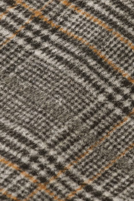 HAIRY BOUCLE OVERCOAT MULTI GREY CHECK 10