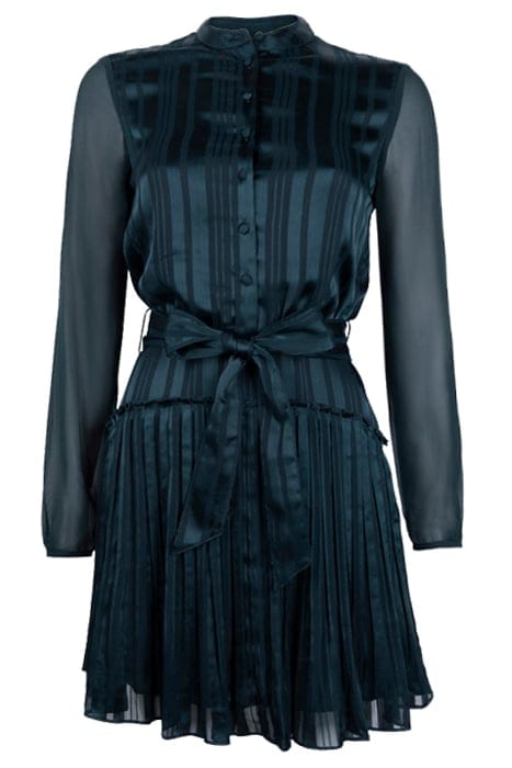 GEORGIE MINI DRESS EMERALD 1