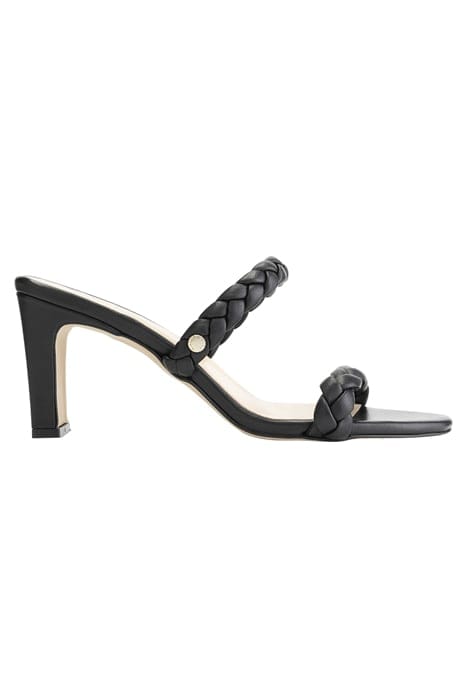 BRAIDED MULES BLACK 1