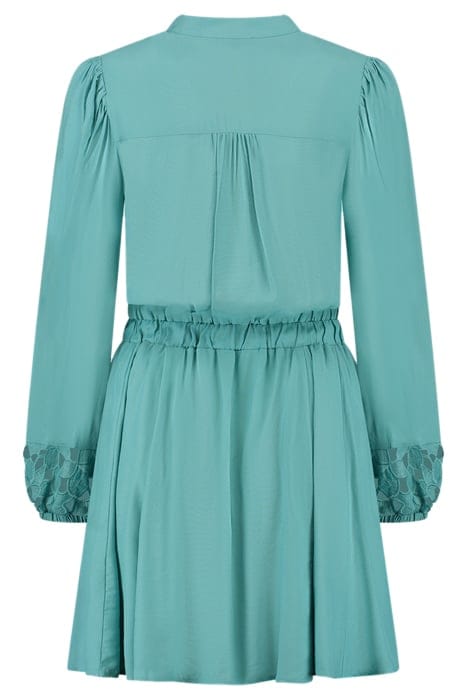 SOLIN DRESS TURQUOISE BLUE 2