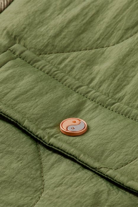LIGHT-PADDED REVERSIBLE PRINTED JACKET MILITARY 9
