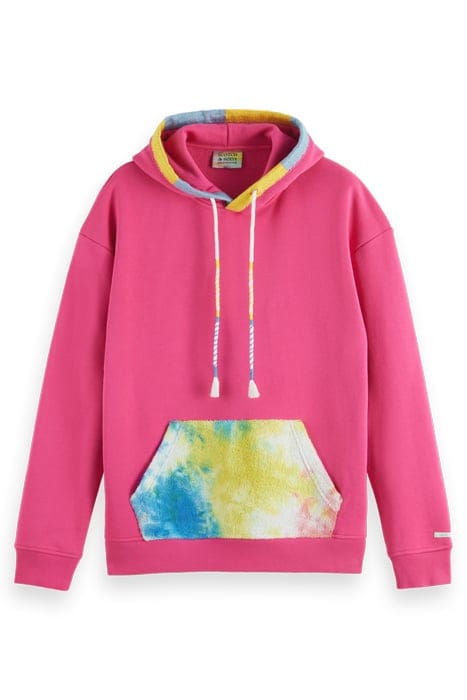 TOWELLING POCKET HOODIE MYSTIC PINK 4