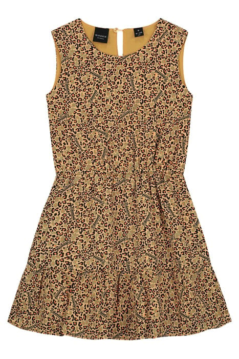 NORA DRESS SOFT ORANGE PANTHER 1