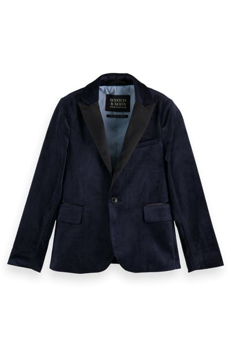 SATIN-LAPEL VELVET BLAZER NIGHT 1