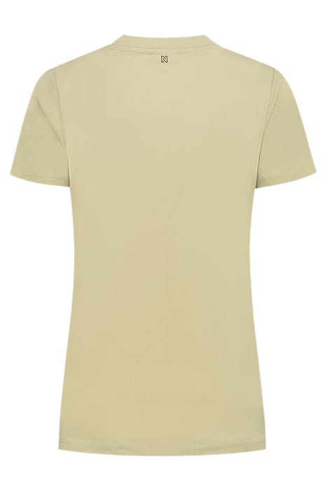 FLOWERS LOGO T-SHIRT KHAKI 2