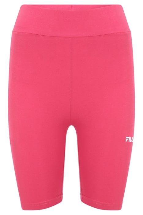 BUCKAUTAL HIGH WAIST SHORT LEGGINGS CARMINE 4