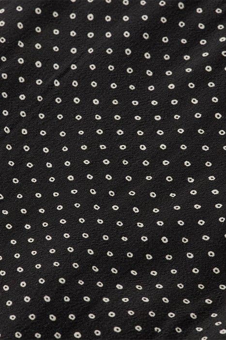 MINI DRESS WITH ELASTICATED WAIST POLKA EVENING BLACK 9