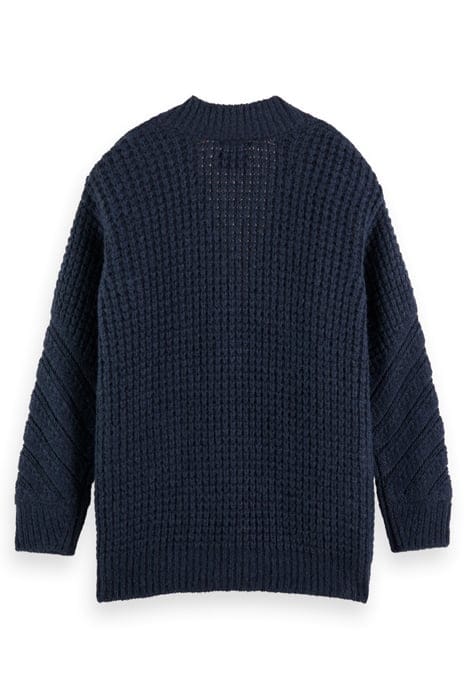 V-NECK OVERSIZED TEXTURED PULLOVER NIGHT 5