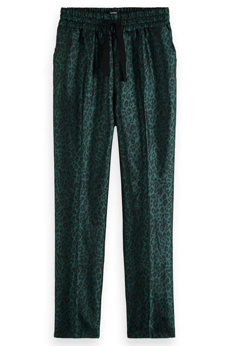 MAIA - MID RISE TAPERED LEG LEOPARD JACQUARD JOGGER CREATURE 4