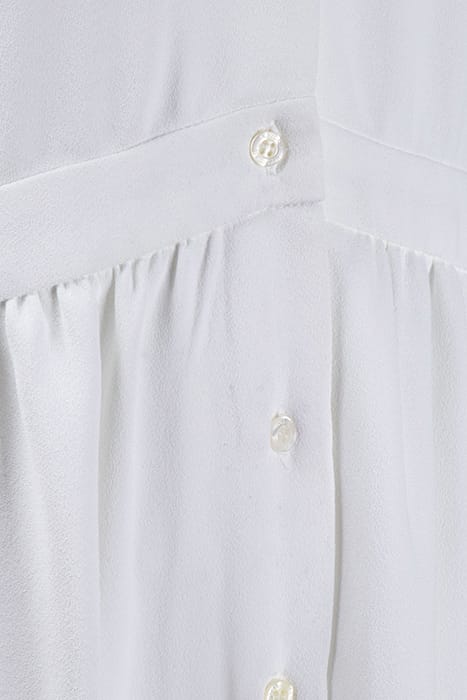 WOMEN'S OFF-WHITE V-NECK BUTTON-FRONT DRESS 7