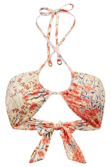 LOLA-FLUO BIKINI TOP PRINT — THE MODEL IS WEARING A SIZE 8 4