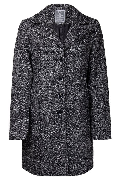 COAT BLACK HERRINGBONE 1