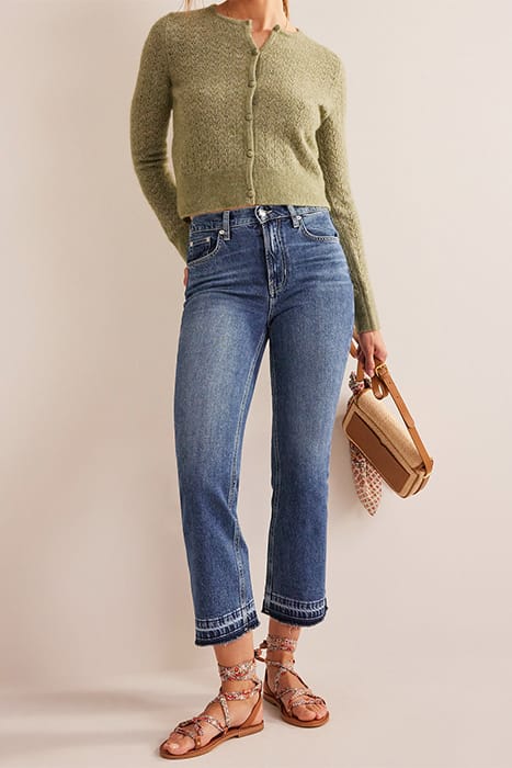 MID RISE BABY KICK JEANS DARK VINTAGE 3