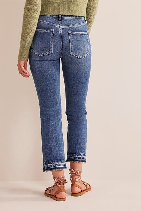 MID RISE BABY KICK JEANS DARK VINTAGE 2