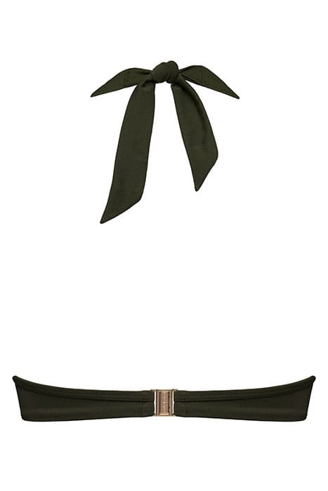 ROYAL NAVY SEAWEED GREEN PLUNGE BALCONY BIKINI TOP 5