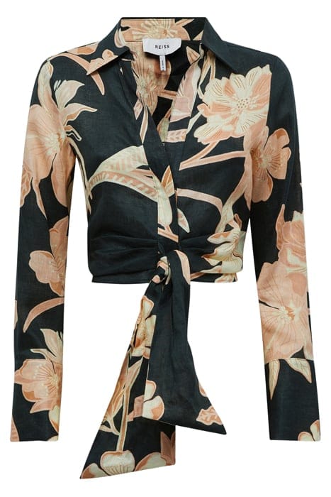 DAHLIA BLOUSES — BUTTON-DOWN KHAKI 3