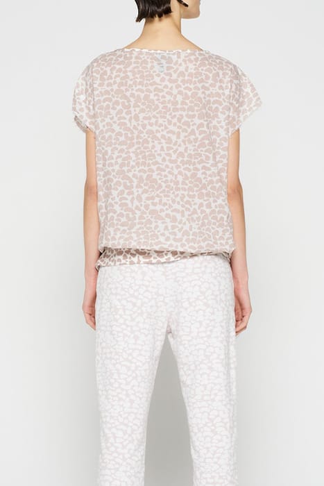 VOILE TEE LEOPARD ECRU 2