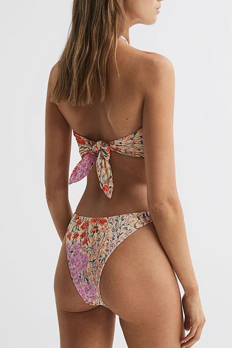 LOLA-FLUO BIKINI TOP PRINT — THE MODEL IS WEARING A SIZE 8 2