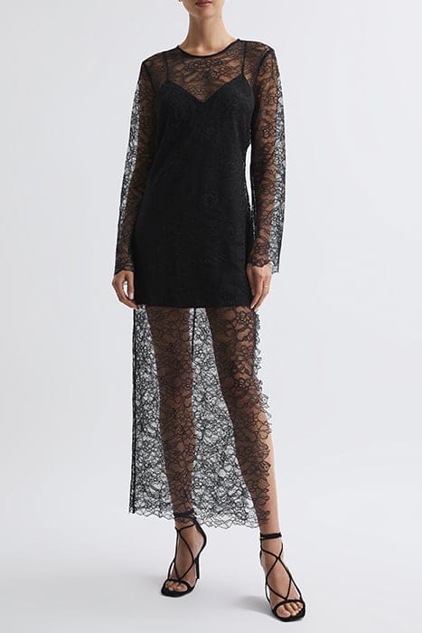 PRISCILLA-ANNA MAXI DRESS — BLACK 1