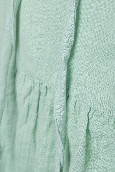 BOHO CHEESECLOTH L/S TOP MINT 3