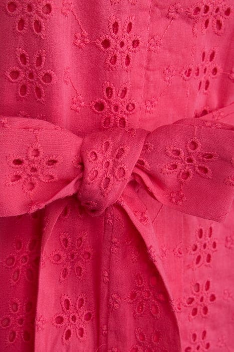 BRODERIE SHIRT DRESS MIDI CAMELLIA 3