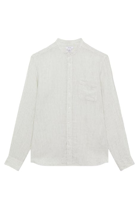 OCEAN CASUAL SHIRT — OATMEAL/WHITE 4