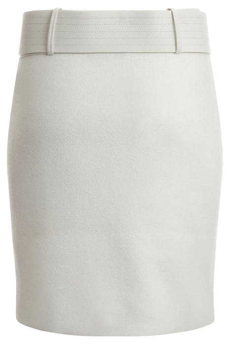 MARCIANO BY GUESS GIO ZIPPED SKIRT PALE PEARL 5