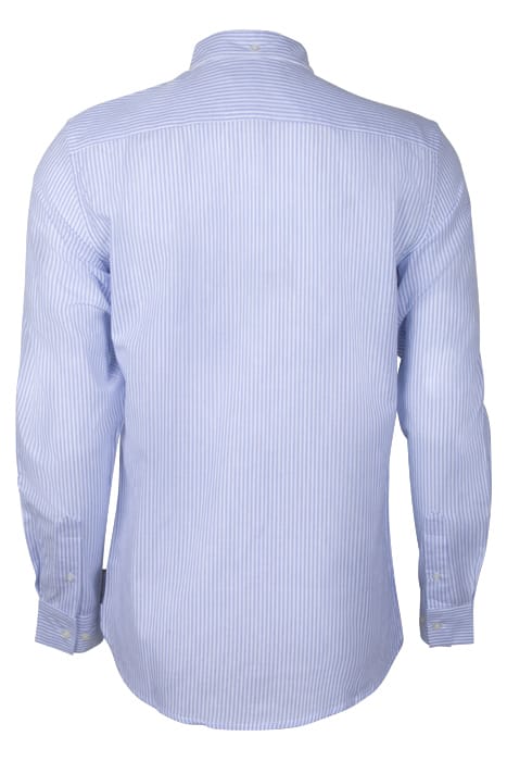 CHECKED & STRIPE POCKET LS SKY STRIPE 2