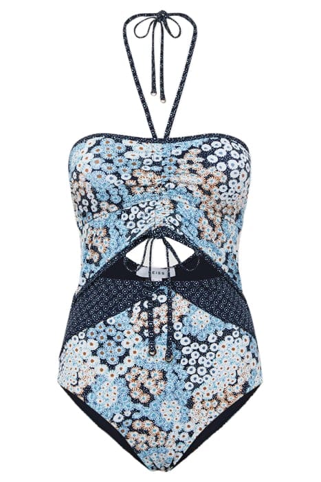 MEGAN PRINT ONE-PIECE — THE MODEL IS WEARING A SIZE 8 4
