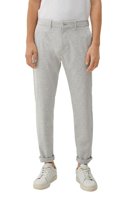 S.OLIVER PANTS GREY/BLACK 1