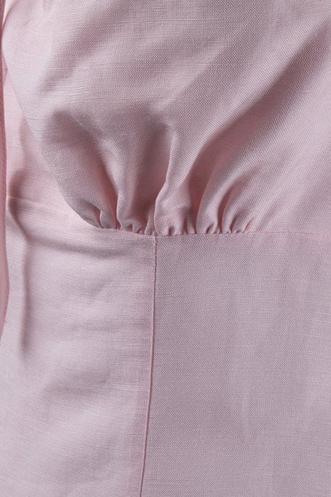 AMANDA LINEN BABYDOLL TOP PINK OYSTER 3