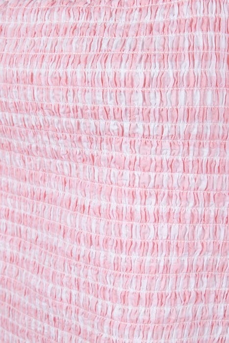 HAYLEY GINGHAM SHIRRED CO-ORD TOP GINGHAM 3