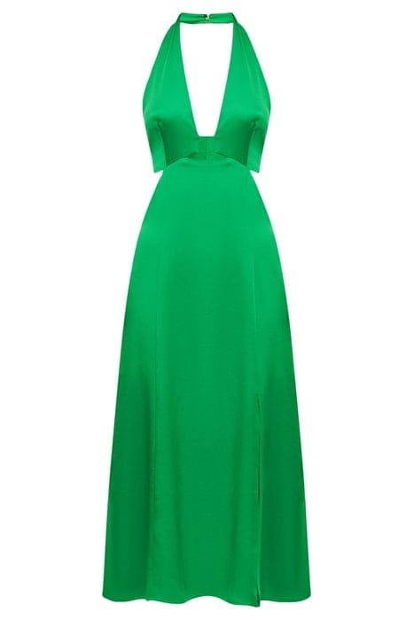 MAIA CUT MIDI DRESS GREEN 4