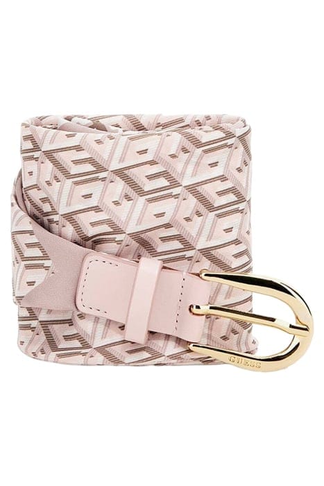 MARCIANO BY GUESS FOULARD BELT CUBE ROSE 1