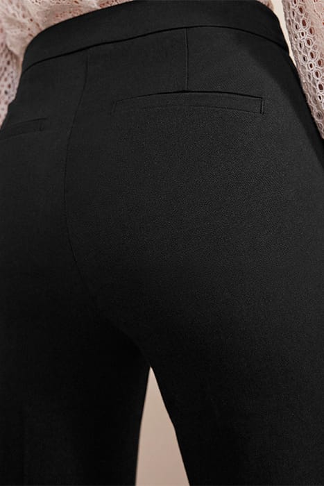 BI-STRETCH TAPERED TROUSERS BLACK 5