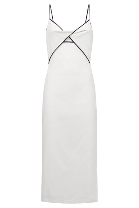 LEONA STRAPPY MIDI DRESS — WHITE 3
