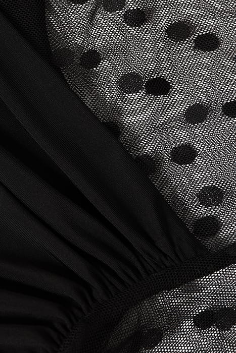 HILARY-HALSTON MINI DRESS — BLACK 6