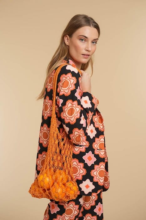 BLAZER PRINTED ORANGE/PINK/BLACK 5
