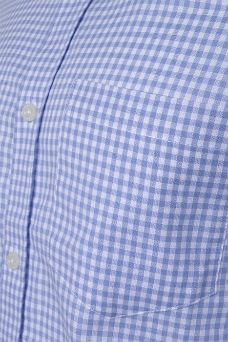 CHECKED & STRIPE POCKET SS SKY GINGHAM 3
