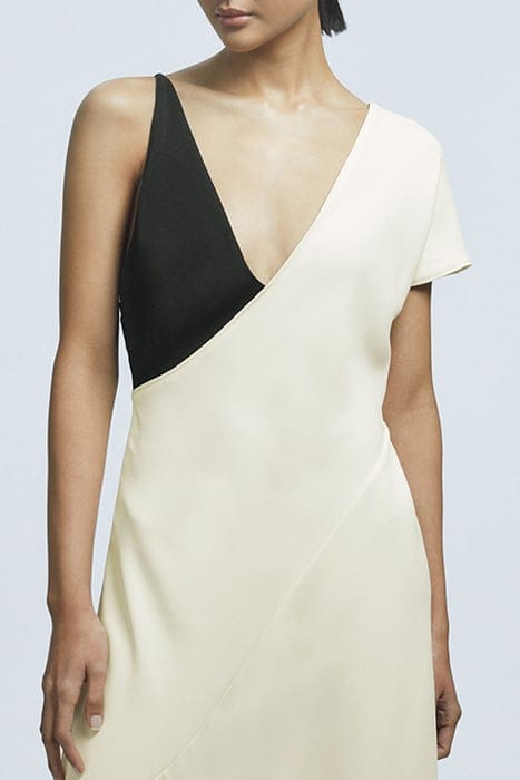 FRIEDA-COLOURBLOCK MAXI DRESS BLACK/WHITE 4