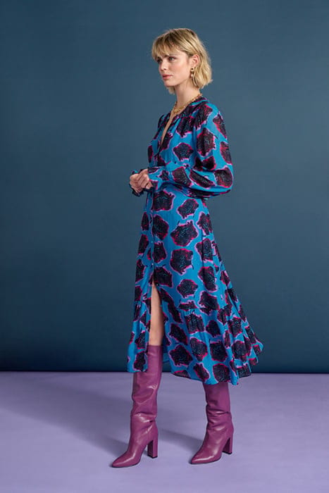 DRESS - FLOWER POP BLUE 4