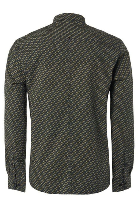 SHIRT STRETCH ALLOVER PRINTED OLIVE 5