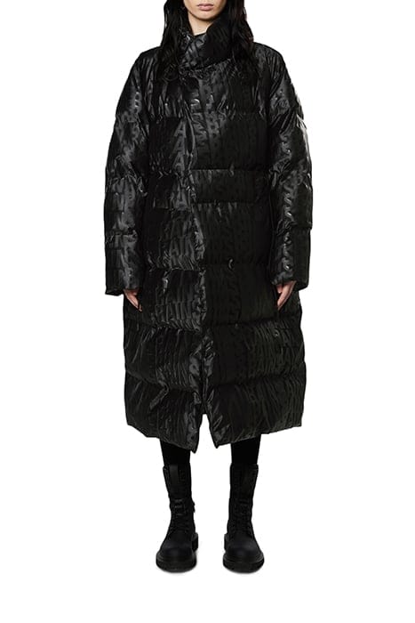 UNISEX PUFFER COAT BLACK MONOGRAM 2