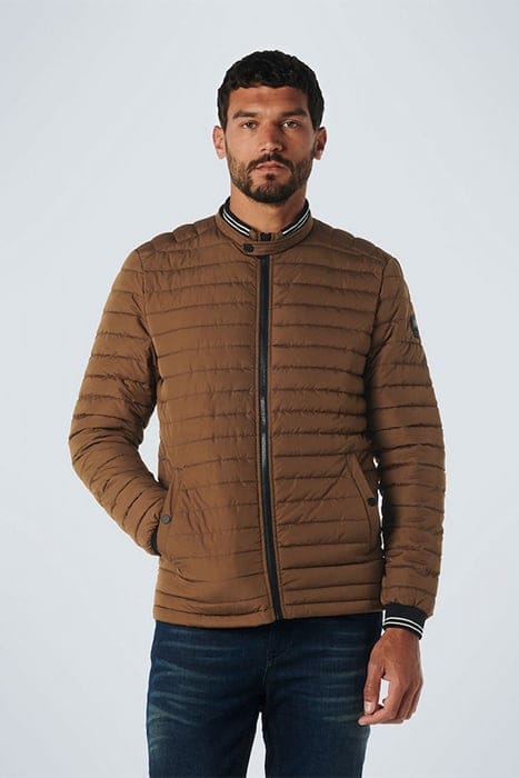 JACKET SHORT FIT PADDED CAMEL 1