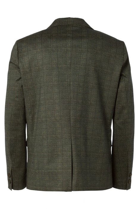 BLAZER JERSEY STRETCH CHECK TAUPE 5