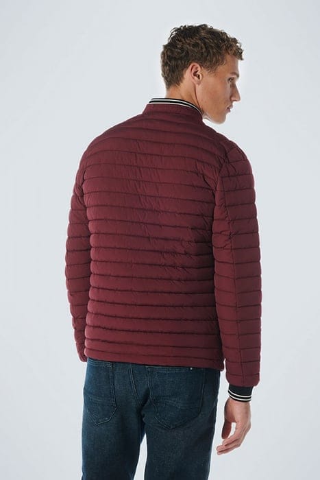 JACKET SHORT FIT PADDED DARK RED 2