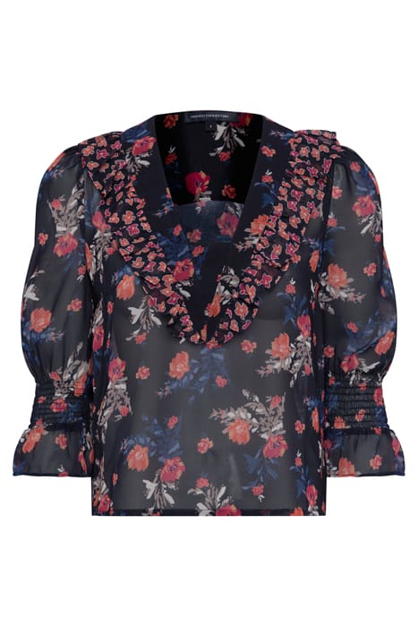 ELLA ROSE RECYCLD LACE MX SHRT UTILITY BLUE MULTI 3