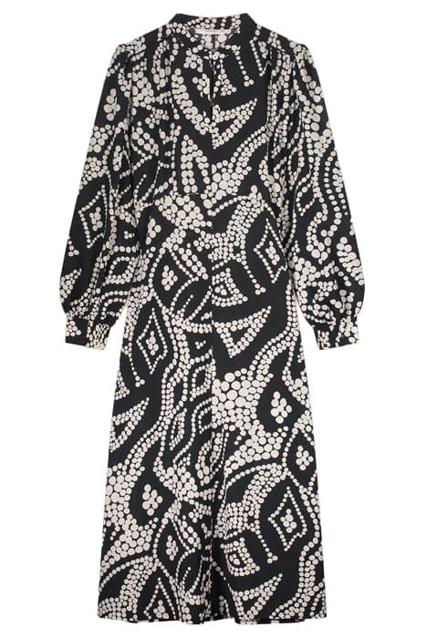 DRESS IRREGULAR DOTS HAMMERED BLACKS 3